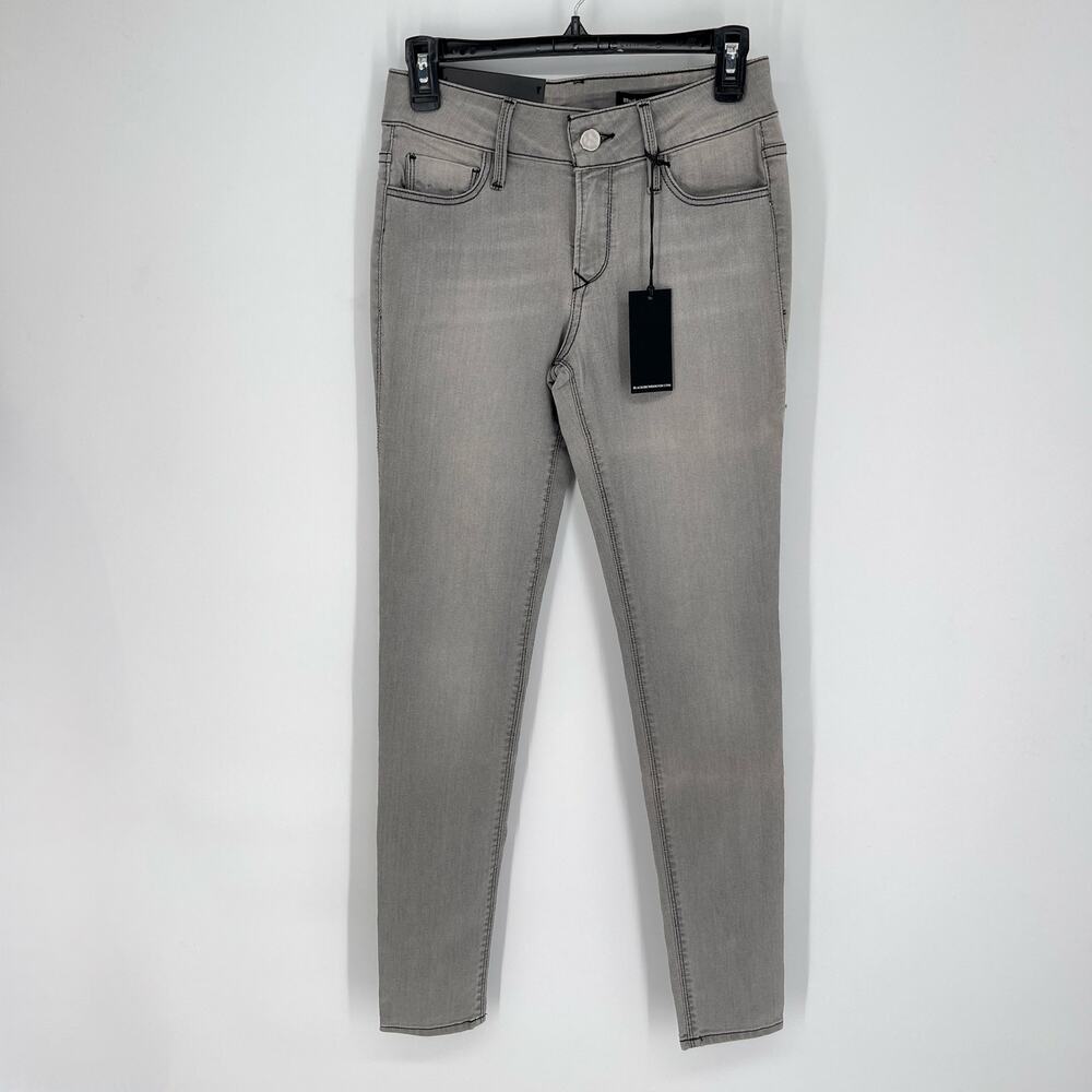 Black Orchid Denim NEW Gray Skinny Jeans Womens Sz 27 SAMPLE Black Star Stretch